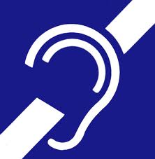 Sign of deafness